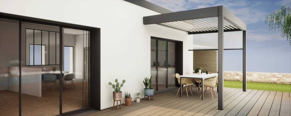 pergola près de Manthelan